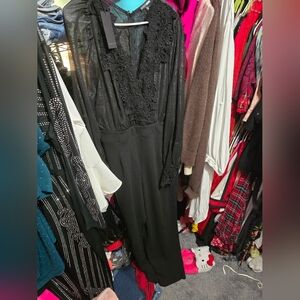 Nwot Fashion nova lace front jumpsuit 3x